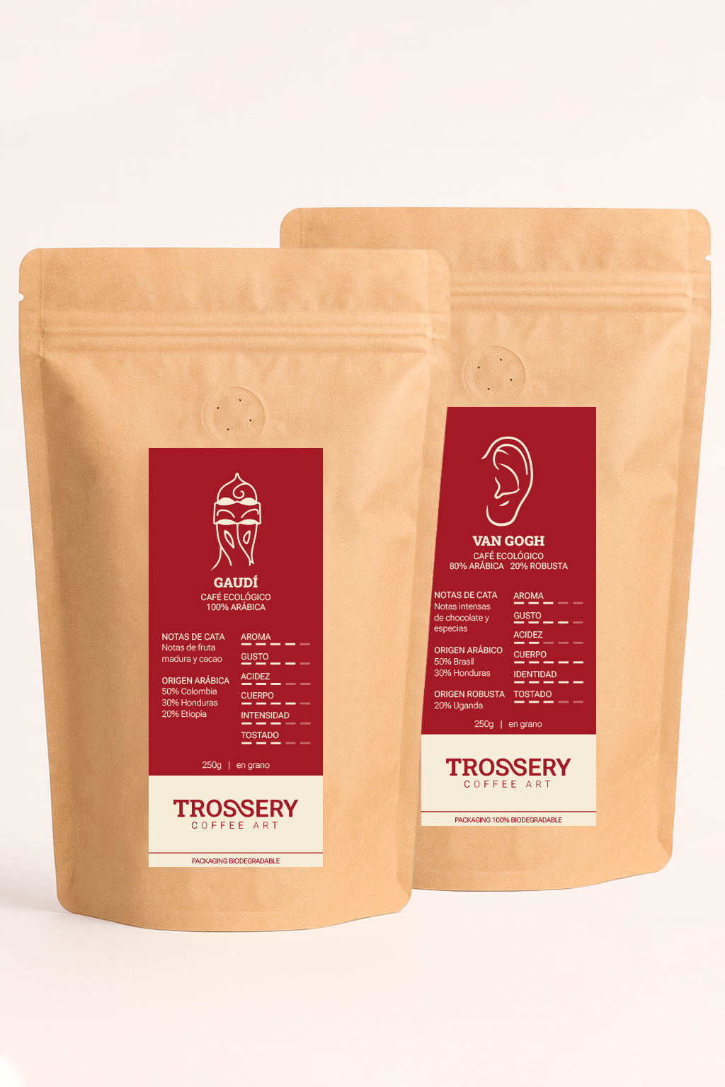 Pack cafés ecológicos